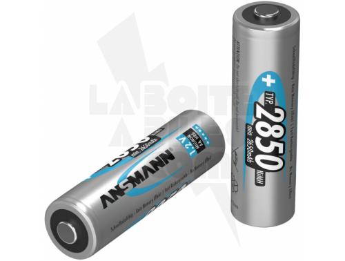 PILE RECHARGEABLE ANSMANN – AA HR6 – 1,2V 2850MAH – NI-MH HAUTE CAPACITÉ