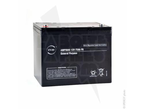 BATTERIE PLOMB AGM NX 75-12 GENERAL PURPOSE FR 12V 75AH M6-F