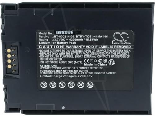 BATTERIE COMPATIBLE AVEC [ZEBRA]  3.7V 4200MAH