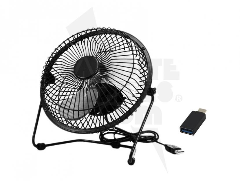 MINI VENTILATEUR DE BUREAU-ALIMENTATION PAR USB-A/USB-C (VIA ADAPTATEUR) img.jpg