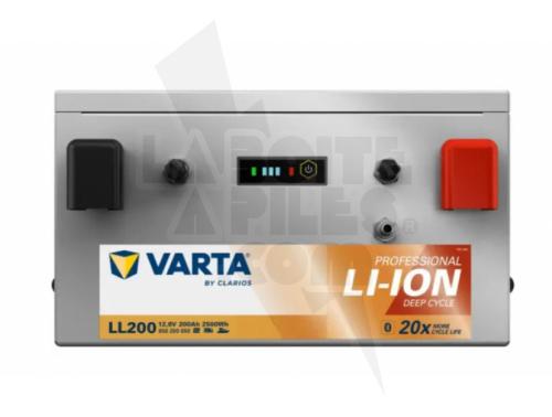 BATTERIE VARTA PROFESSIONAL  LIFEPO4 12,8V 200AH 2560WH