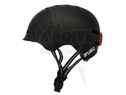 CASQUE URBAIN OPTIMIZ O365 NOIR MATT IN MOLD AVEC REGLAGE OCCIPITAL LED T.L (58 / 61)