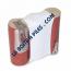 BATTERIE NIMH 3.6V POUR COUPE BORDURE CISAILLE WOLF SP 45 ACCU 45 / 7084055 / SAFT 801537 3VSE4/5A_xs_3