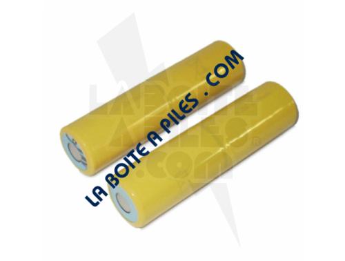 LOT DE 2 BATTERIES NICD 2.4V / 3AH POUR NIVEAU LASER METLAND GEO FENNEL FL100HA  / FL240HV / NI-MH C3500MAH 2.4V