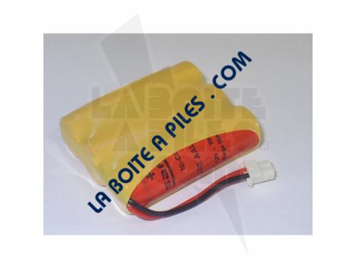 BATTERIE NICD 3.6V / 0.7AH POUR TÉLÉPHONE SANS FIL ET TPE SAGEM