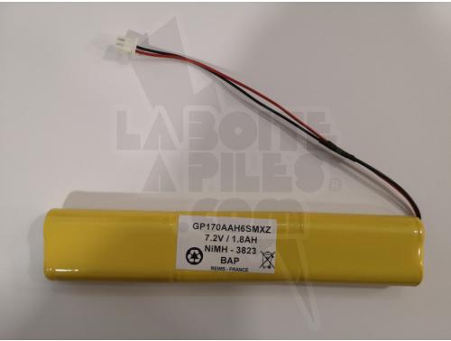 BATTERIE NIMH 7.2V / 1.8AH POUR ALARME ARDENT