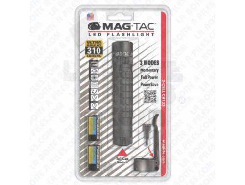 LAMPE MAGLITE MAG-TAC NOIRE NON CRENELEE