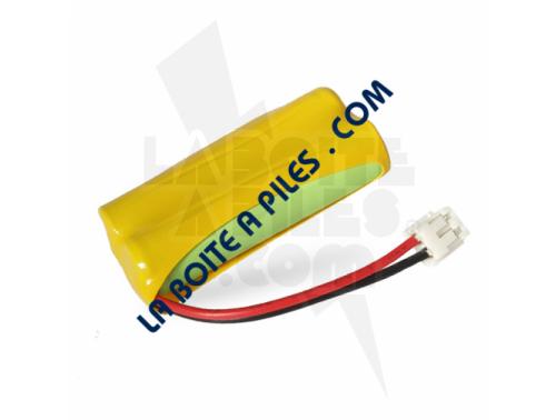 BATTERIE NIMH 2.4V / 0.7AH POUR BABYPHONE TOMY TD300 / TD350 / 2SN-AAA-75H-S-J1