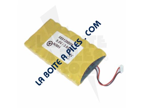 BATTERIE NIMH 9.6V POUR CONTROLEUR ÉLECTRIQUE FONDIS CHAUVIN ARNOUX - 689139B00 - 4/3AFX8 - RC3800A08AG