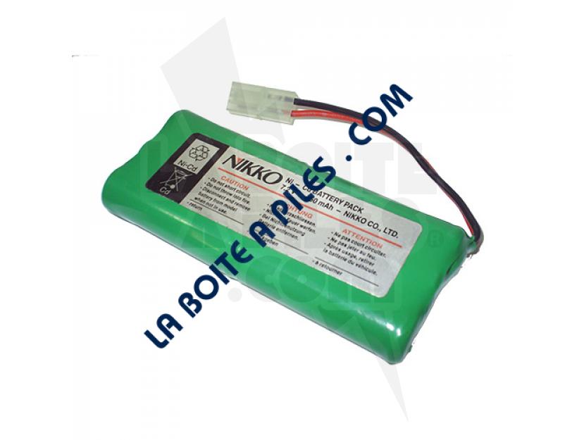 6-BK3MCCE NK1260 Accu-Batterie NI-MH 7.2V NIKKO 1260 Ni-Cd Battery Pack 7.2V -620mAh