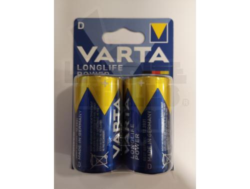 BLISTER DE 2 PILES LR20 VARTA