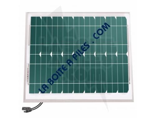 PANNEAU PHOTOVOLTAIQUE MONOCRISTALLIN 12V-10W + CONNECTEUR MC4