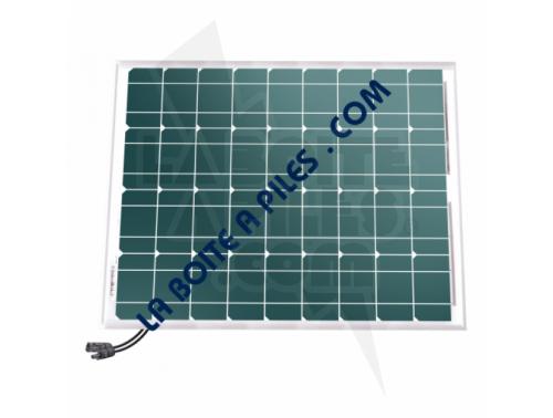 PANNEAU PHOTOVOLTAIQUE MONOCRISTALLIN 12V-50W + CONNECTEUR MC4