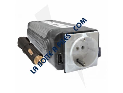 CONVERTISSEUR 12 V DC - 230 V AC / 150 WATT QUASI SINUS