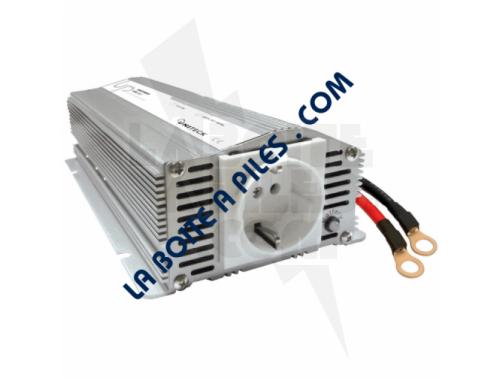 CONVERTISSEUR 12 V DC - 230 V AC / 600 WATT QUASI SINUS