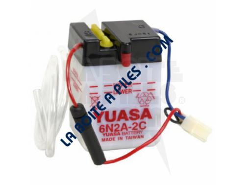 BATTERIE MOTO YUASA 6N2A-2C