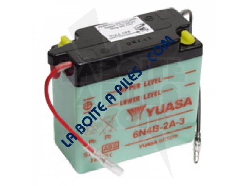 00907-073-133Batterie - 6V - 6N4B-2A - Acide - JMT