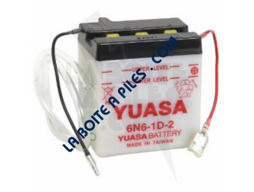 BATTERIE MOTO YUASA 6N6-1D-2