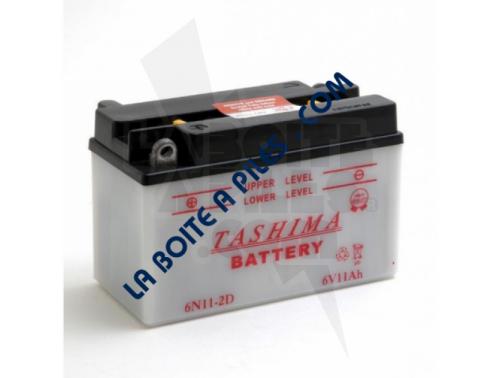 BATTERIE MOTO TASHIMA 6N11-2D