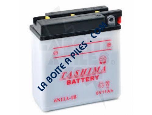 BATTERIE MOTO TASHIMA 6N11A-1B