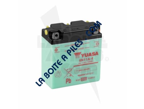 BATTERIE MOTO YUASA 6N11A-4