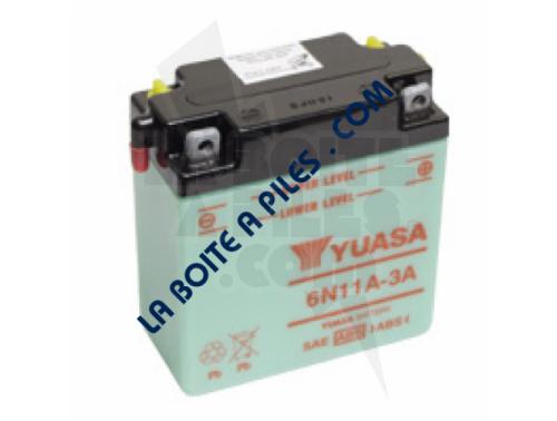 BATTERIE MOTO YUASA 6N11A-3A