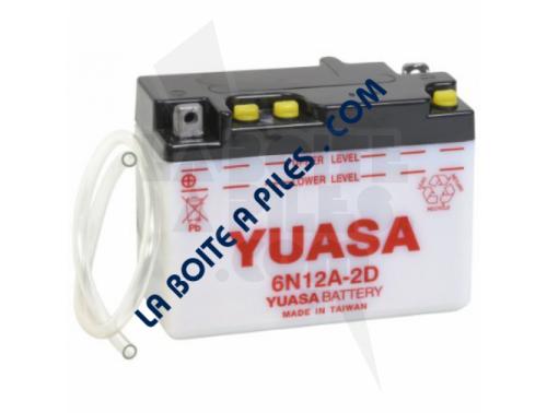 BATTERIE MOTO YUASA 6N12A-2D