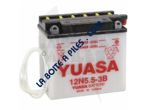 BATTERIE MOTO YUASA 12N5-5-3B