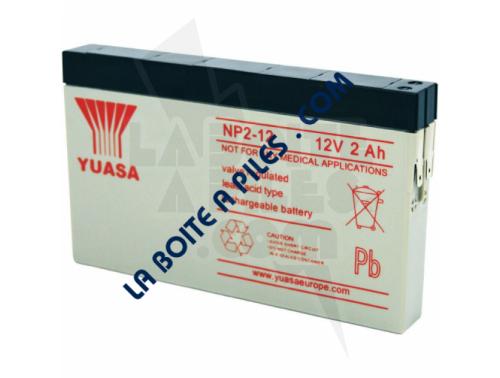 BATTERIE PLOMB 12V-2AH YUASA
