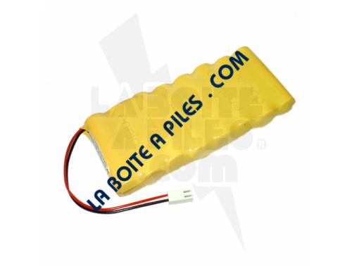 BATTERIE NIMH 9.6V / 2AH POUR TRANSMETTEUR RADIO MODÉLISME RADIOCOMMANDÉ - AVIO & TIGER FUTABA 17000608