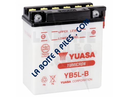 BATTERIE MOTO YUASA YB5L-B 