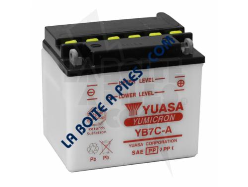 BATTERIE MOTO YUASA YB7C-A