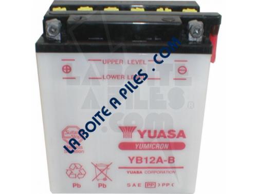 BATTERIE MOTO YUASA YB12A-B