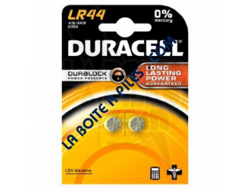 BLISTER DE 2 PILES LR44 DURACELL