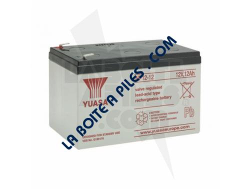 BATTERIE PLOMB 12V / 12AH YUASA POUR ALARME - ONDULEUR - VÉHICULE PÉG-PEREGO