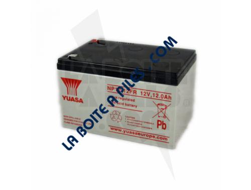 BATTERIE PLOMB 12V-12AH YUASA FLAMME RETARDANTE