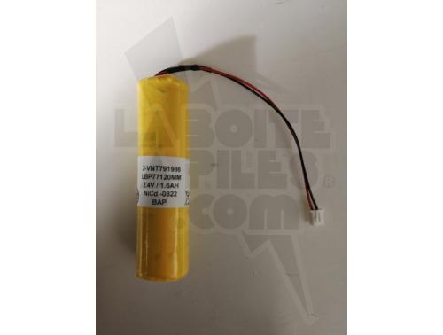 PACK BATON 2.4V-1.6AH + CONNECTEUR