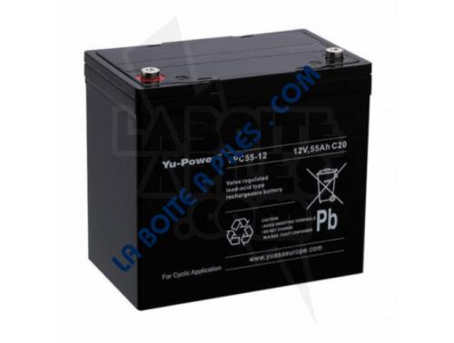 BATTERIE PLOMB 12V-55AH YU-POWER