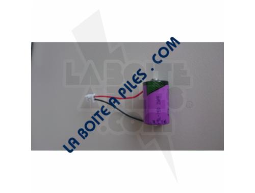 PILE LITH 3.6V-0.85AH  1/2AA+CONNECTEUR