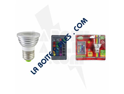 PACK AMPOULE LED RGB - E27 3W