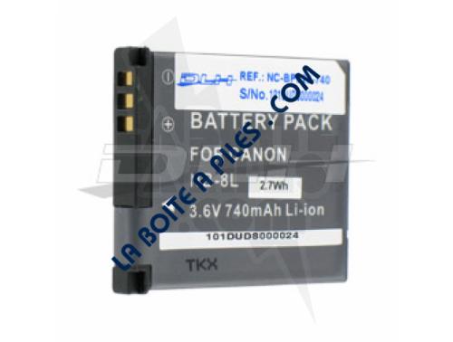 BATTERIE COMPATIBLE APPAREIL PHOTO CANON NB-8L