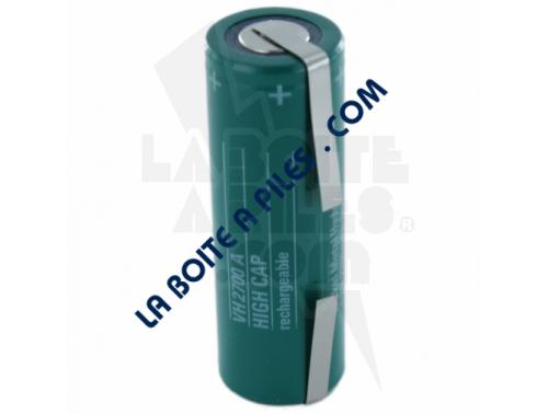 ACCU 1.2V-2.1AH A LANGUETTES