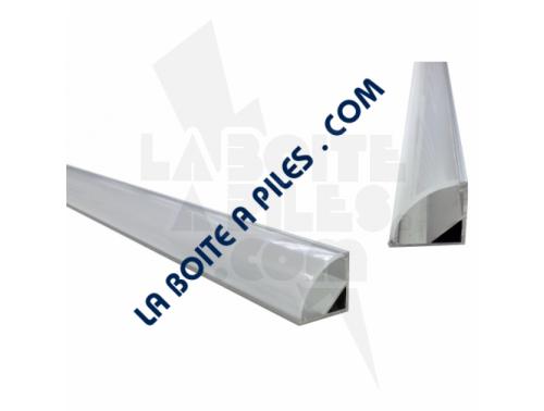 PROFILE ALUMINIUM ANGLE 1 METRE POUR BANDEAU LED