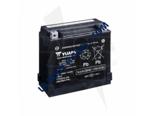 BATTERIE MOTO YUASA YTX20HL-BS-PW