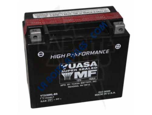 BATTERIE MOTO YUASA YTX20HL-BS