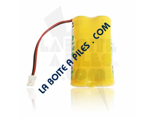 PILE LITHIUM 3.6V POUR COMPTEUR D'ÉNERGIE ACTARIS ITRON ECHO II / KIMO KISTOCK / MEDIFROID CTS-2P - 1S2P LS14500