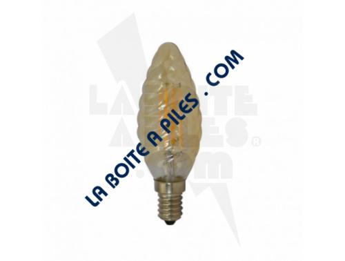 AMPOULE LED E14 FILAMENT TORSARDÉE 4W 2700°K GOLDEN 