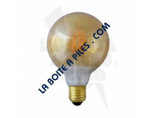 AMPOULE LED E27 G95 FILAMENT 8W 2700°K