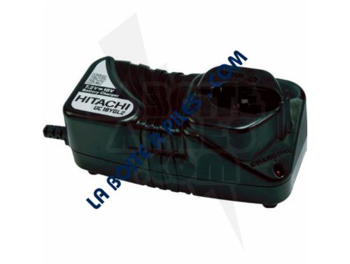 CHARGEUR D'ORIGINE POUR BATTERIES DE TYPE HITACHI 7.2V - 18V / NI-CD + NI-MH + LI-ION