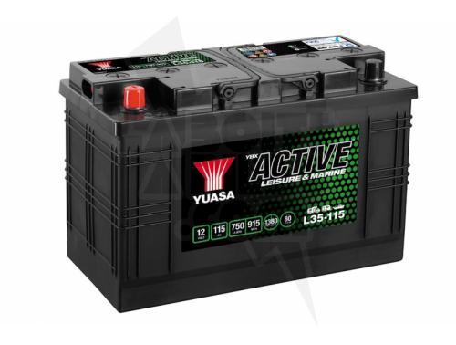 BATTERIES DE LOISIRS L35-115 12V 115AH 750A YUASA LEISURE BATTERY